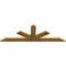 Ekena Millwork Saratoga Rough Sawn Timber Gable Bracket, Western Red Cedar, 84"W x 28"H x 2"D x 6"F, 8/12 Pitch GBW084X28X0206SAR00RWR - alternate 5